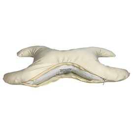 Save My Face!" La Petite Pillow (Cream, 500 Thread Count 100% Cotton)