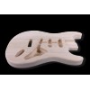 yinfente Diy Electric guitar body SSS pickups Paulownia Unfinished Replacement