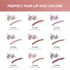 Absolute New York- Dúo labial Perfect Pair ALD09 Fatal Rouge
