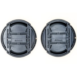 PROtastic® 77mm Lens Caps (Pack Of 2) - Spring Loaded Pinch Cap Wont Fall Off. Fits Nikon, Canon, Pentax etc. LC-77 E-77 O-LC77