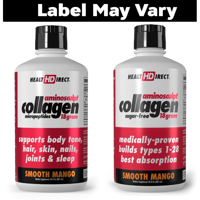 HEALTH DIRECT AminoSculpt Sugar-Free Collagen Supplement - High Potency Medical-Grade