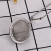 Silver Mesh Strainer Snap Ball Loose Leaf Tea Infuser Stainless