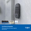 Tapo Smart Wi-Fi Deadbolt Door Lock – Keyless Tactile Buttons,