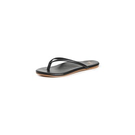 beek Women's Sunbeam Flip Flops, Black, 5 Medium US