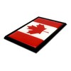 Canadia Flag Black Metal Car Emblem