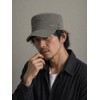 Lovechic Men's Work Cap, Hat, Short Brim, Plain, 100% Cotton,