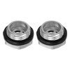 sourcing map 2pcs Air Compressor Oil Sight Glass G1/2" Male