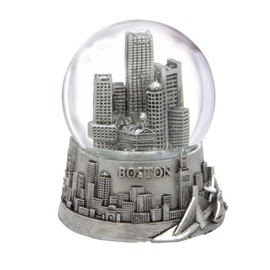 Boston Silver Snow Globe 65mm
