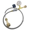SUPER Deluxe Oxygen Transfill Hose Adaptor with valve and bleed