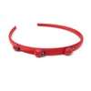 Red Satin Ladybird Hairband Headband