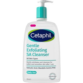 Cetaphil Gentle Exfoliating Salicylic Acid Cleanser, SA Face Wash & Body Wash for Dry, Rough & Bumpy Skin 236ml
