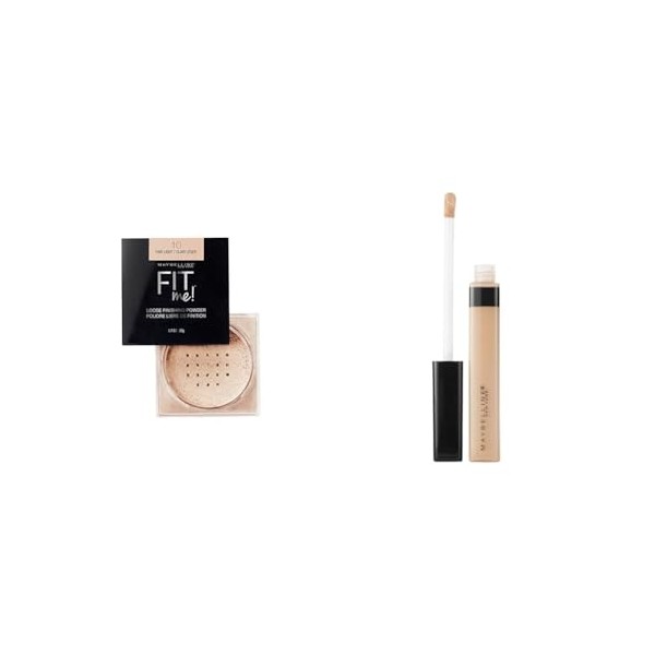 Maybelline Fit Me Loose Setting Powder & Liquid Concealer Makeup