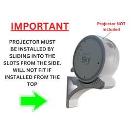 HOYT DESIGN Projector NOT Included, Wall Mount Bracket only Compatible with BlissLights Sky Lite Star Projector, Galaxy Lighting, Gameroom, Home Theatre (Bracket ONLY)