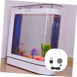 Kisangel 2 Sets Mini Aquarium Air Pump Oxygen Pump for Aquarium Betta Fish Tank Accessories Abs Material