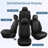 RAWAKORW Car Seat Covers Fit for Honda Pilot 2005-2015 Front