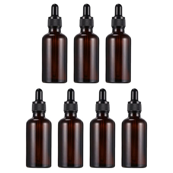 Beaupretty Pipette Bottles for Essential Oils 20 ml Empty Tincture Bottles Glass Dropper Bottles Clear Boston Round Bottle with Glass Pipette 7 Pieces 1, As Shown