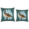 Canadian Goose, Bird Watcher, Birder, Animal Lover Vegan Throw Pillow