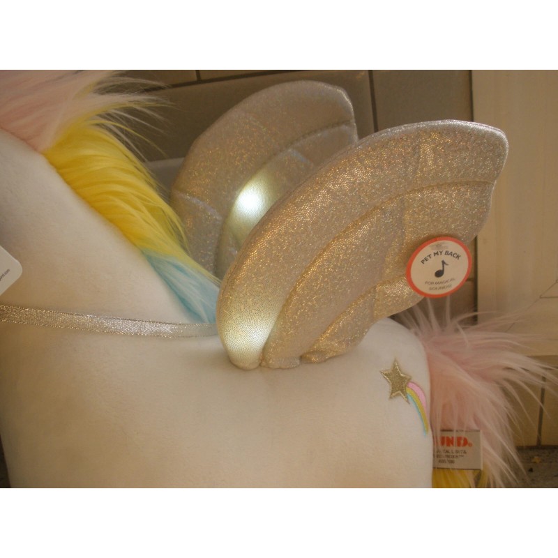 GUND NEW 16" Gund My Magical Light & Sound Unicorn