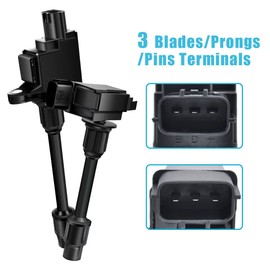 MAS Set of 6 Ignition Coil Packs Front Rear Compatible with 2000-2001 Nissan Maxima Infiniti I30 3.0L V6 OEM Replacement for UF348 UF363 C1266 C1267