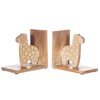 Sass & Belle Gigi Giraffe Wooden Bookends