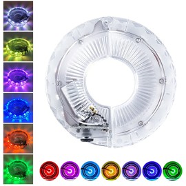 L&Z Rechargeable Bike Wheel Lights | Cool Kids Bike Accessories | Waterproof Spoke Lights for Bike Wheels | Kids Bike Light | Bike Spoke Lights | Fun Cycling Gifts for Kids and Adults (1)
