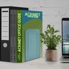 Acrimet Steel Metal Bookends for Shelves, Heavy Duty, for Large