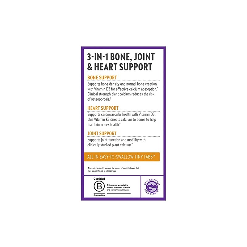 New Chapter Calcium Supplement - Bone Strength Tiny Tabs Organic