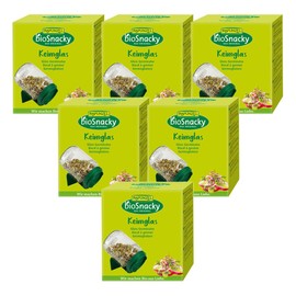 Rapunzel bioSnacky Germination Glass (6 x 1 Item)