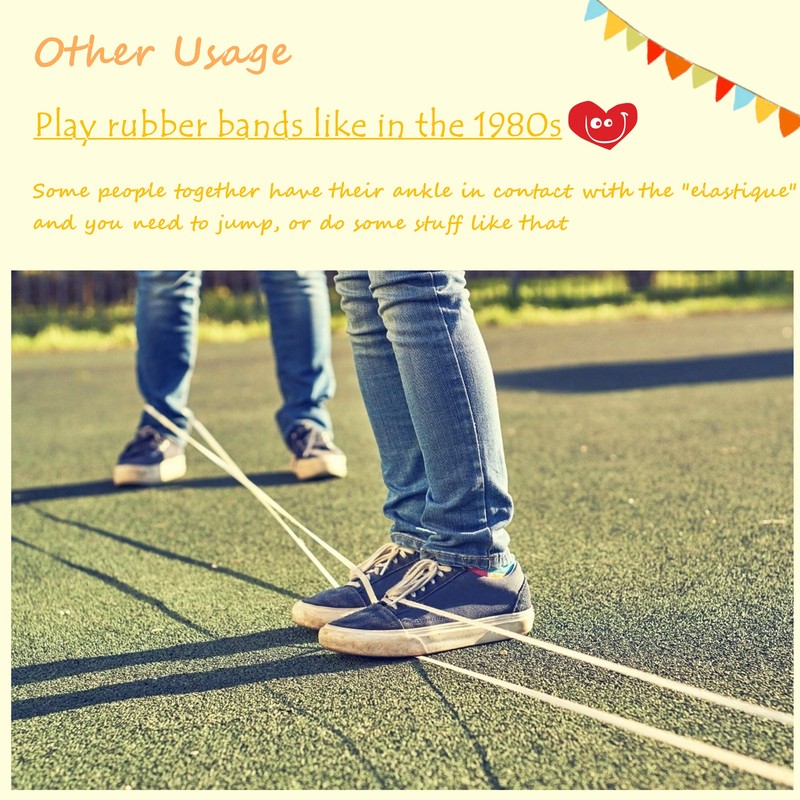 TOPERIN Elastic Bands for Sewing 1/4 Inch 100 Yards Flat