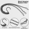 EASYKEENECOM 6 Pack Hanging Basket Chains 3 Point 15 Inch