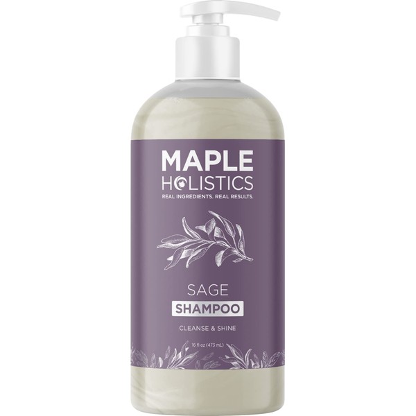 Sage and Rosemary Shampoo Sulfate Free - Ultra Clarifying Shampoo