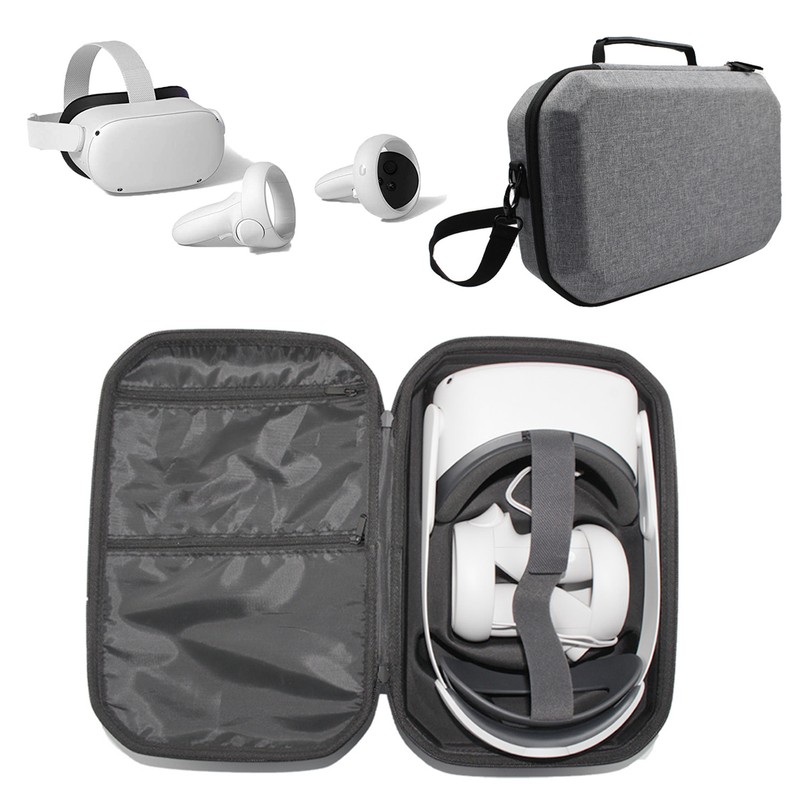 Travel Case Compatible for Quest 2 Virtual Reality Headset Carrying