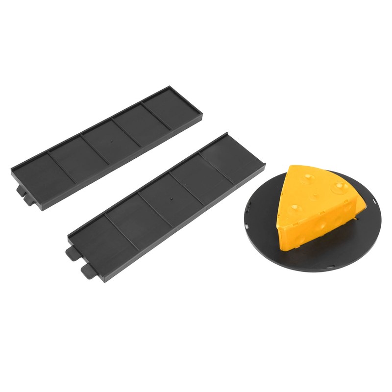 Slip Lid Mouse Trap Automatic Reset Reusable Cheese Shape Detachable