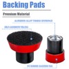 Mesee 3 Pieces Hook and Loop Backing Pad for Angle