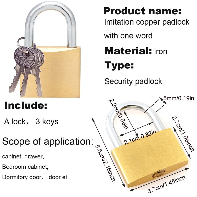 Arlai 4" Stainless Steel Latch Lock Padlock hasp Set, with