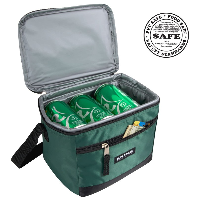 6 Can Cooler Bags Insulated Soft Cooler Lunch Bag for