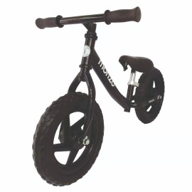 Monzó Bicicleta Sin Pedales Monzó Modelo M Negra, Balance Bike,
