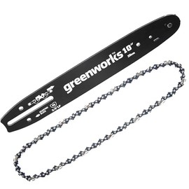 Greenworks 10" Replacement Chainsaw Bar and Chain Combo