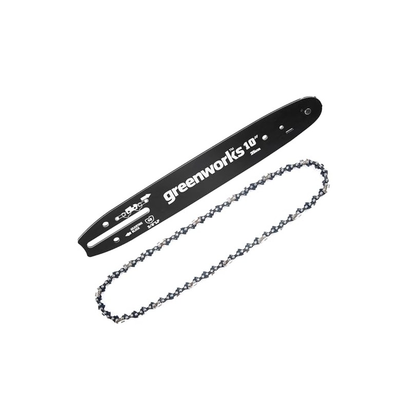 Greenworks 10" Replacement Chainsaw Bar and Chain Combo