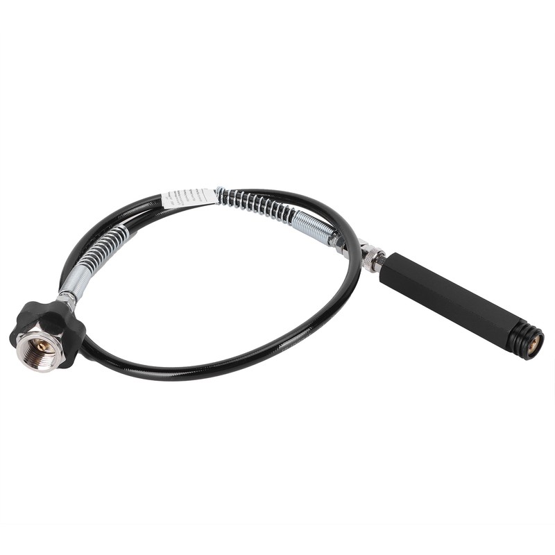 W21.8‑14 CO2 Cylinder Refill Adapter Hose with Spring Tube 36in
