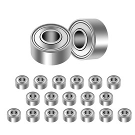 ANGEEK 693ZZ Ball Bearings 3 mm x 8 mm x 4 mm, Pre-Lubricated, Double Seal, 693ZZ Deep Groove Ball Bearings, Pack of 20