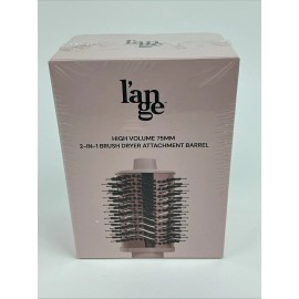 L'ange 75mm High Volume 2-in-1 Brush Dryer Attachment Barrel Pink New