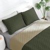 Easy-Going Twin Size Reversible Quilt Set with 1 Quilt and