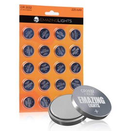 EmazingLights CR2032 Batteries 3 Volt Lithium Coin Cell 3V Button Battery (20 Pack)