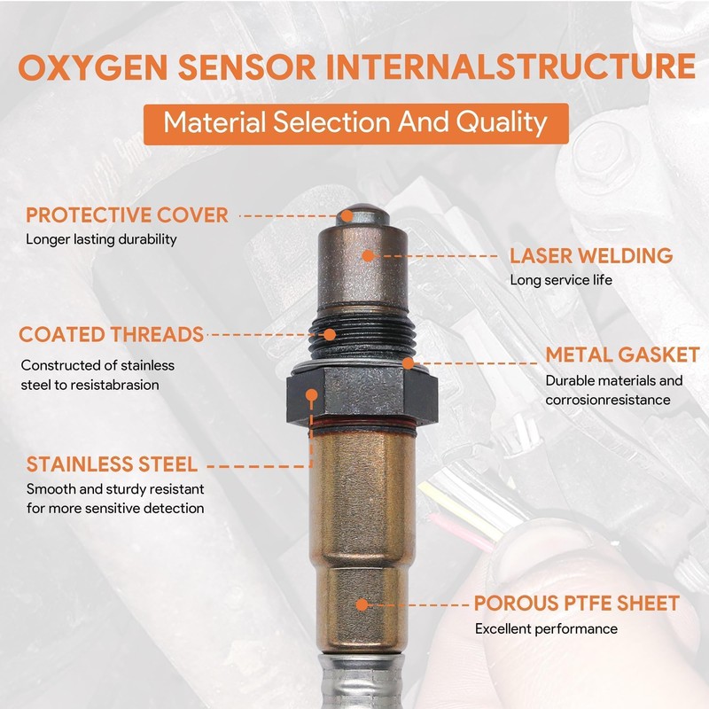 2PCS Upstream & Downstream Oxygen Sensor Compatible with Hyundai Accent