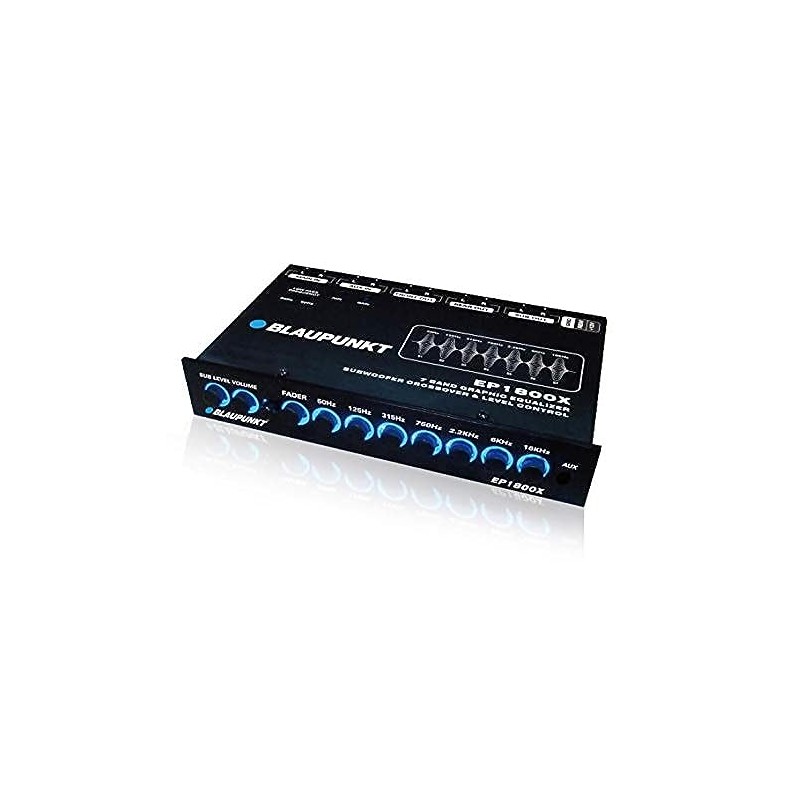 Blaupunkt EP1800X 7-Band Car Audio Graphic Equalizer with Front 3.5mm