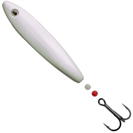 Hansen SD Hotshot Inline Blinker, Sea Trout Blinker, Length / Weight: 6.5 cm / 15 g, Colour: Pearl White