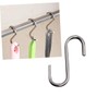 BUGUUYO 10pcs Stainless Steel S Hooks Hanging Hooks for Kitchenware