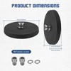 GLOBLED Magnetic Base Led Light Bar Mounting Brackets 2PCS Hood