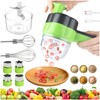 Electric Vegetable Slicer Set Vegetable Cutter 4 in 1 Portable,